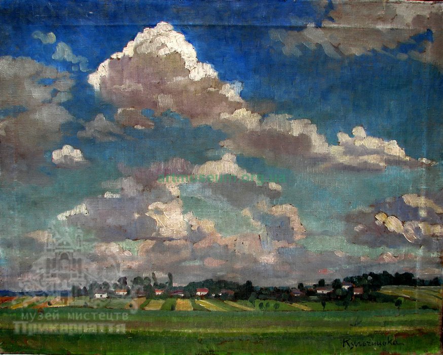 Олена Кульчицька (1877–1967) «Село на Прикарпатті» - artmuseum.org.ua